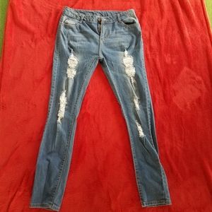 Palmer Heritage Blue Distressed jeans Sz L